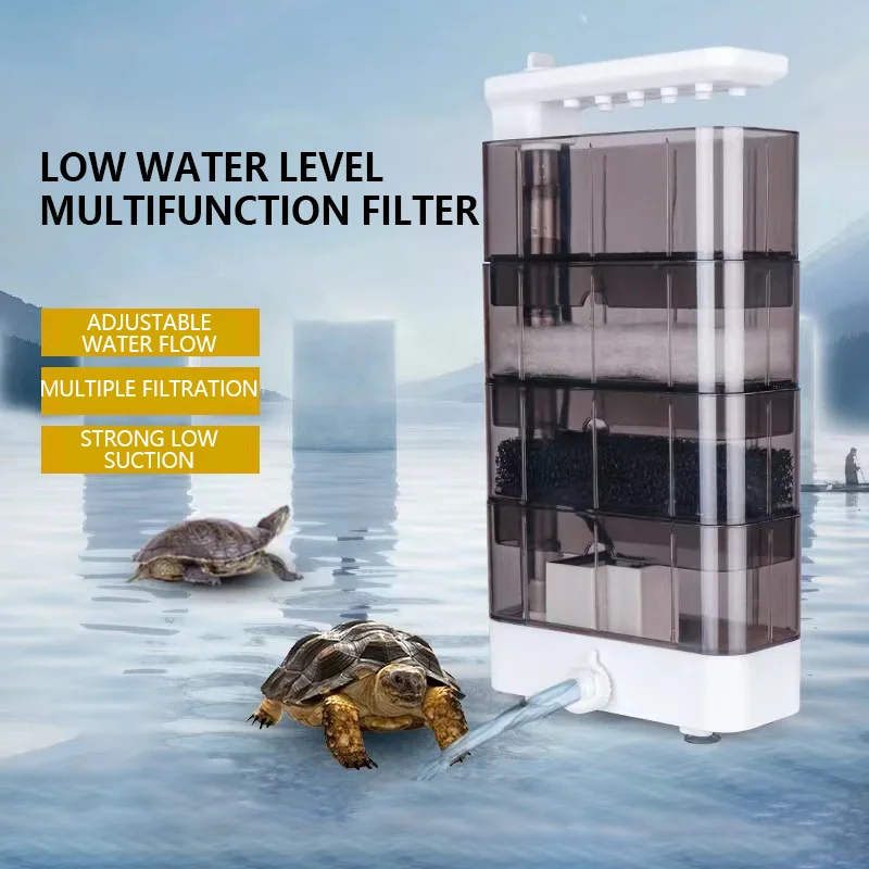 Reef Tank Filter - 3-in-1 Aquarium Ruhig Fisch Schildkröte Tank