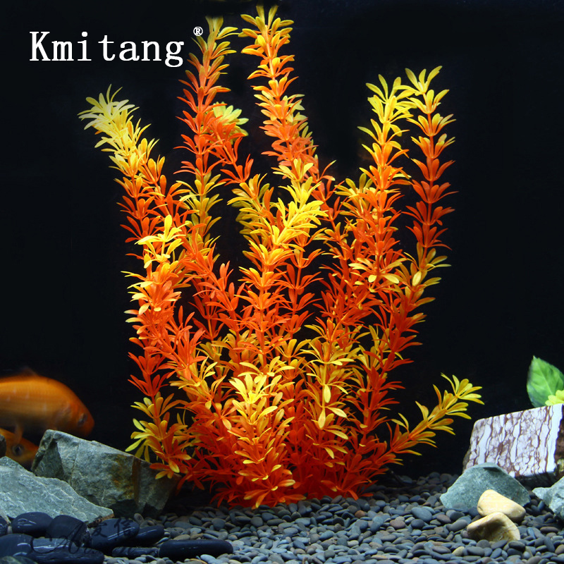Marine Aquarium - 100cm Tropische Pflanzen, Große Künstliche Wasserpflanzen,