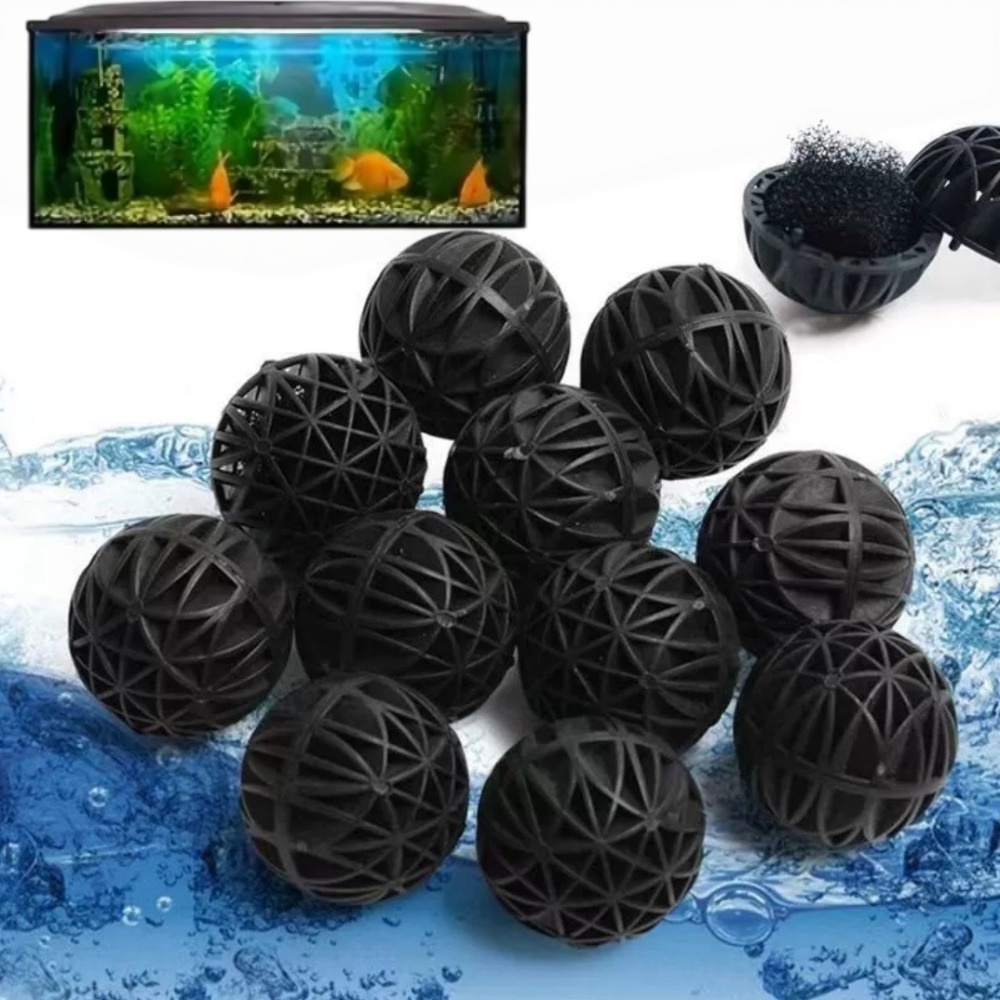 Ocean Aquarium - 20/100 Stück Aquarium-Bio-Kugeln, Kunststoff, für Fischbecken,