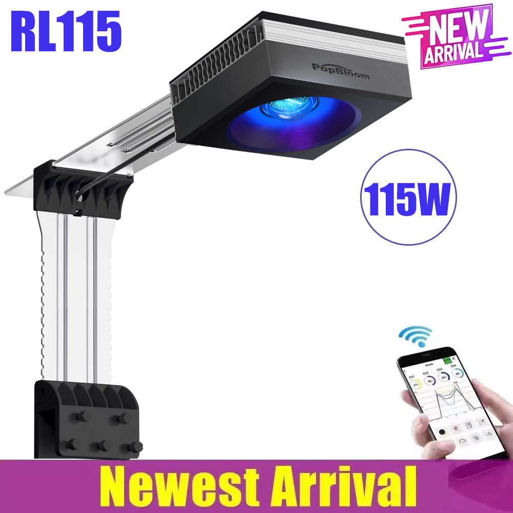 Reef Lighting - PopBloom WiFi Aquarium LED-Licht RL60/RL90/RL115, professionelle