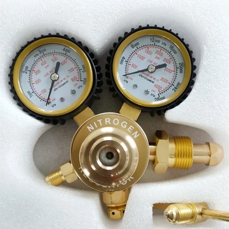 Nitrate Reductase - HX-D-033 Stickstoffgas-Regler, Voll-Messing US-Standard Hochdruck-Reduzierventil für