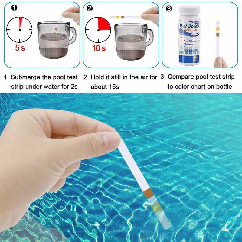 Chlor-pH-Teststreifen für SPA, – Ocean Aquarium Bewertung und Preis