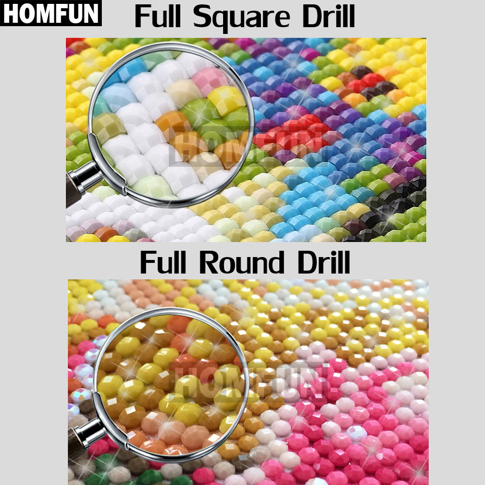 HOMFUN Vollquadrat/Runder Bohr – Marine Coral Bewertung und Preis