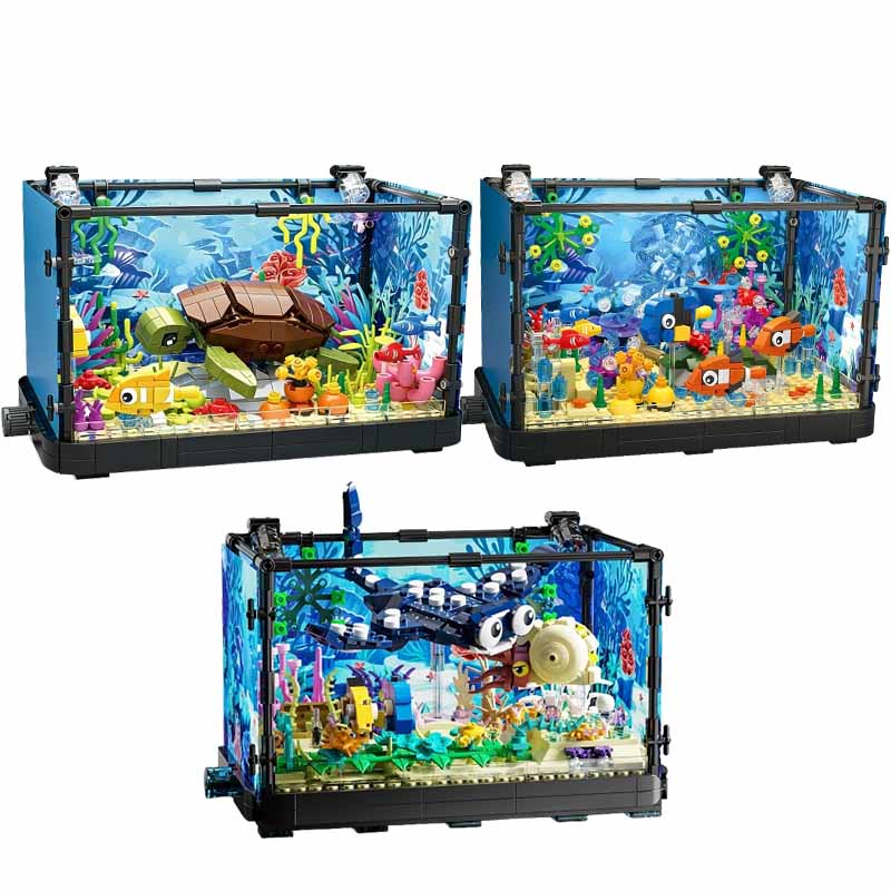 Aquarium-Baustein-Set mit Lich – Marine Aquarium Bewertung und Preis
